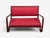 Jacques Adnet Jacques Adnet, Rare Settee, Leather, Steel, France, 1950s For Sale - Image 4 of 14