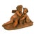 An original and authentic terracotta figurative group sculpture, by Albert Carrier-Belluse (1824-1887), titled "La...