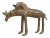 Vintage African Bronze Warthog For Sale