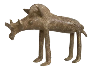 Vintage African Bronze Warthog