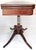 Late 1930s Vintage Lexington Chair Company Mahogany Veneer Lyre Flip-Top Game Table For Sale In Portland, ME - Image 6 of 18