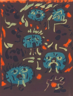 Untitled 1962 Lithograph 11 by André Masson