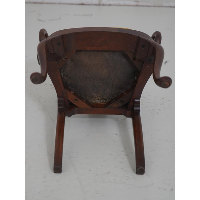 Queen Anne Queen Anne Style Mahogany Diminutive Armchair For Sale - Image 3 of 12