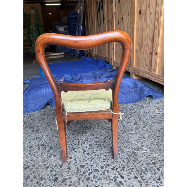 Brown 18th Century Pair William IV Balloon Back Child Chairs For Sale - Image 8 of 12