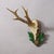Great Black Forest Red Deer Trophy on Carved Plaque - Germany 1951 Item e8175 A vintage red deer (Capreolus capreolus)...