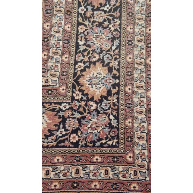 Large Vintage Wool Rug in Oriental Style with Calm Colors For Sale - Image 9 of 12