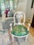 Wood 20th-Century Louis XVI Style Neoclassical Armchairs, Newly Reimagined – Thibaut Katsura in Emerald For Sale - Image 7 of 12