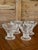 Late 20th Century Godinger Crystal Palm Tree Ice Cream Dessert Bowls - Set of Four For Sale - Image 9 of 12