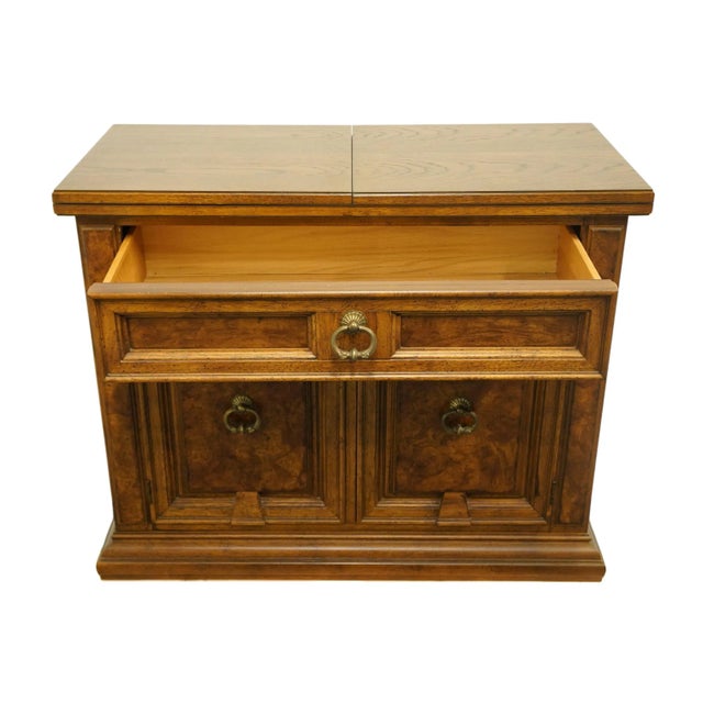 Wood Thomasville Furniture Corinthian Collection Grecian European 76" Flip Top Server Buffet 14021-510 For Sale - Image 7 of 12