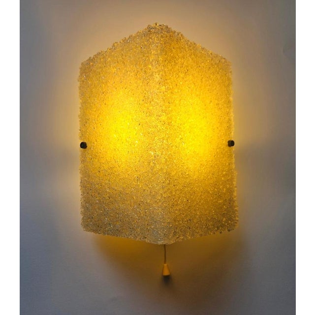 Mid-Century Acrylic Glass Wall Lamp from Pokrok, 1960s For Sale - Image 3 of 15