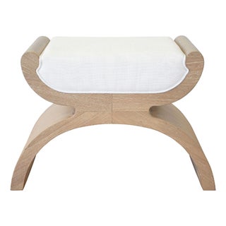 Janna Ceruse Oak Small Bench For Sale