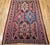 Antique Caucasian Kazak Kilim, Handwoven Wool, Geometric Design, Terracotta & Turquoise, 6x11 For Sale - Image 17 of 18
