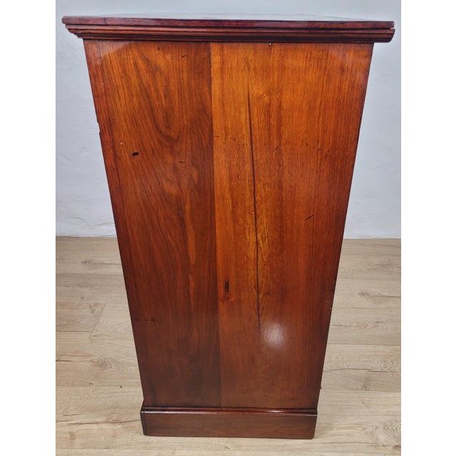 Edwardian Chest of Drawers in Walnut, 1910s For Sale - Image 16 of 18