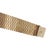 Metal Vintage Concord 14k Gold 25mm Quartz Integrated Bracelet Watch For Sale - Image 7 of 10