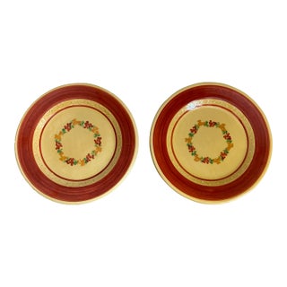 1970s French Provincial Platters- Set of 2 For Sale