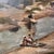Blue A. Pulido García, Washerwomen of the Manzanares, 1890s, Oil on Canvas For Sale - Image 8 of 18