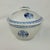 Chinoiserie Vintage Blue and White Ceramic Lidded Bowl Crane Medallion Chinoiserie China For Sale - Image 3 of 13