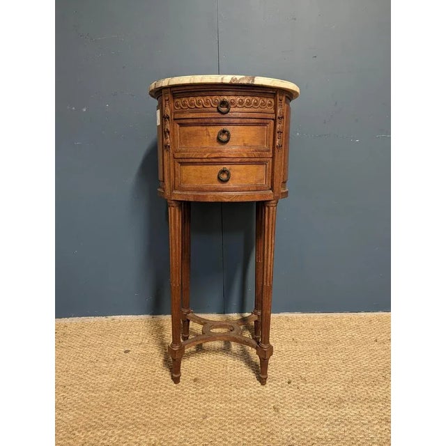 Louis XVI Bedside Table For Sale - Image 4 of 5