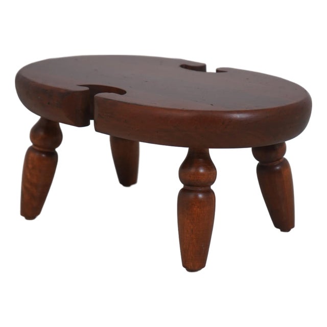 1970s Ethan Allen Pine Old Tavern Footstool For Sale