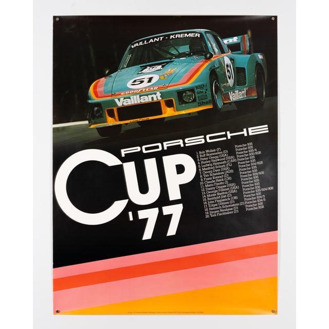 Porsche Cup Poster, 1977 For Sale - Image 9 of 9