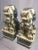 Great pair of handmade antique Chinese foo dogs, in classic blue and white! Slight variation, they were not mass produced,...