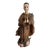 19th Century Large Polychrome Virgin Mary Carved Statue For Sale