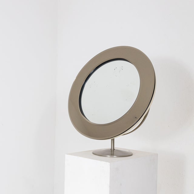 Ivory Adjustable Countertop Mirror, 1970s For Sale - Image 8 of 8