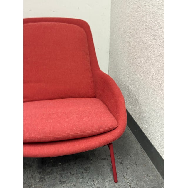 Blu Dot Field Craig Red Lounge Chairs, Pair For Sale - Image 9 of 12