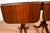 Pair of 1950s English Regency Style Mahogany Pembroke Drop-Leaf Accent Tables For Sale - Image 12 of 14