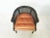Orange Neoclassical Style Caned Back Ram's Head Armchairs - A Pair For Sale - Image 8 of 9