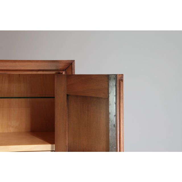 Art Deco French Walnut Bar Cabinet, 1930 For Sale - Image 6 of 18