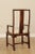 Martin Industries Vintage Pair Asian Yoke Back Armchairs For Sale - Image 9 of 13