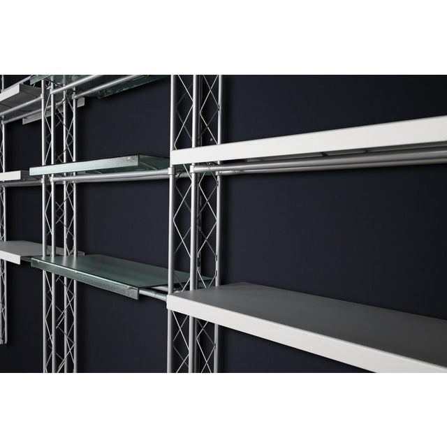 Metal Abracadabra Shelving Unit by De Pas, Durbino & Lomazzi for Zerodesignio 1990 For Sale - Image 7 of 14