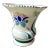1930s Art Deco Honiton Devon Pottery Hand Painted Floral Motif Vase “Monkfom” Made in England For Sale