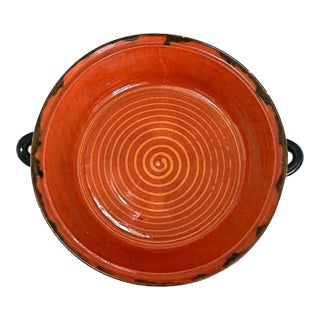 French 19th Century Haute-Savoie Pottery Tian Bowl For Sale