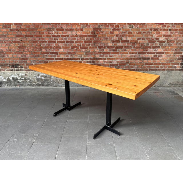 Wood Dining Table by Charlotte Perriand for Les Arcs, France, 1960s For Sale - Image 7 of 18