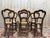 Louis Philippe Walnut Straw Chairs, Set of 6 For Sale - Image 3 of 10