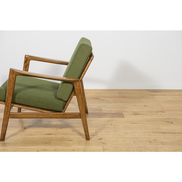 Brown Mid-Century Model 300-139- Armchair from Swarzędz Factory, Poland, 1960s For Sale - Image 8 of 18