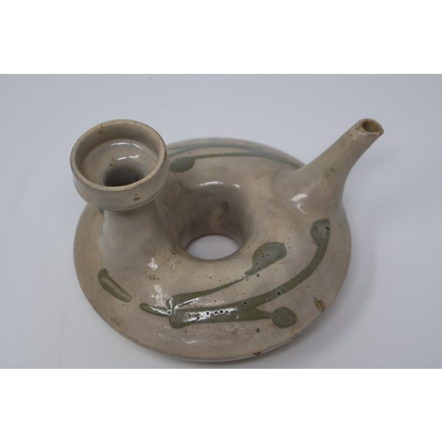 Signed Betty Selby Figural Vase & Japanese Tokoname Ring-Form Sake Vessel — Set of 2 For Sale In Washington DC - Image 6 of 18