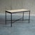 Minimalist Metal Side Tables with Plaster-Fiber Tops, 1960s, Set of 2 For Sale - Image 17 of 18