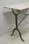 Victorian Antique French Victorian Cast Iron Pastry Table Base Marble Top Console Table For Sale - Image 3 of 18