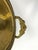Vintage Brass Gallery Tray With Pierced Rim and Ornate Handles For Sale - Image 4 of 8