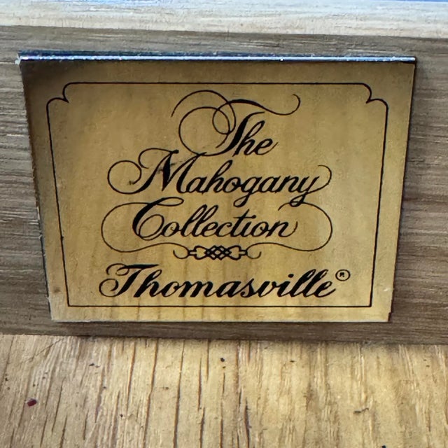 Thomasville Mahogany Collection Chippendale Style Long Dresser For Sale - Image 9 of 15