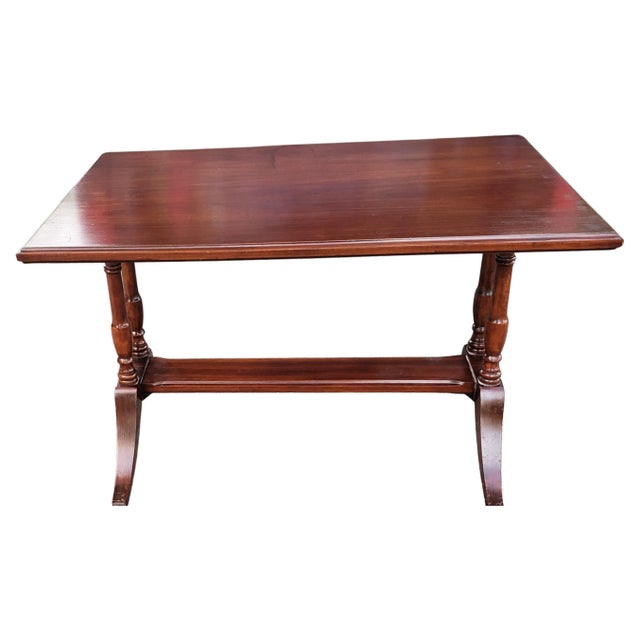 1930s 1930s Vintage American Mahogany Coffee Table For Sale - Image 5 of 9