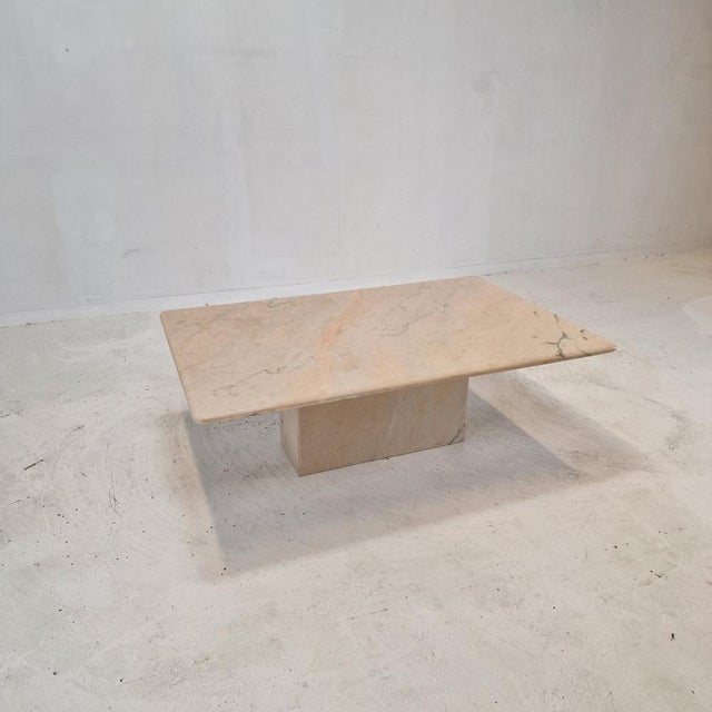 Italian Marble Coffee Table, 1980s For Sale - Image 6 of 18