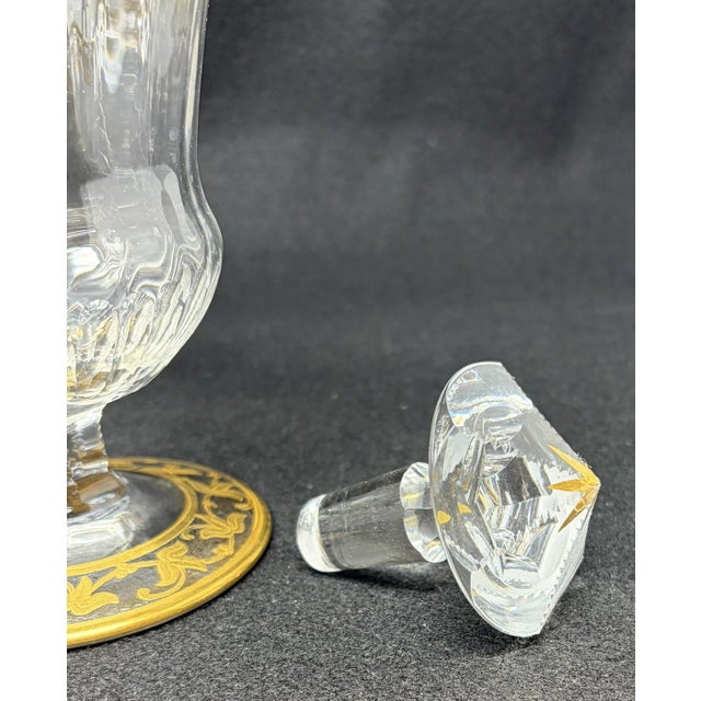 Traditional Mid 20th Century Cristal St Louis Decanter For Sale - Image 3 of 9