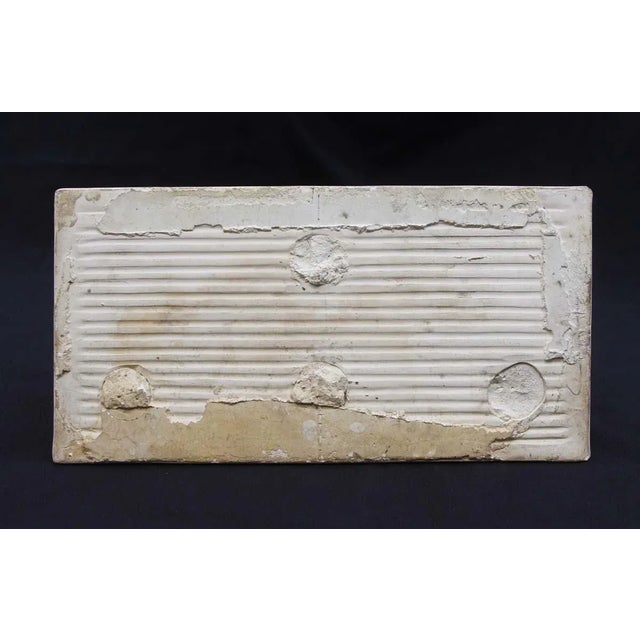 Late 20th Century Modern Olong Cream Off White Ceramic Surface Mount Soap Dish For Sale - Image 6 of 6
