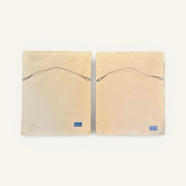 Pair of Two Framed 19th Century Botanical Watercolors of Blue Bearded Iris and Spring Medley of Flowers For Sale - Image 6 of 6