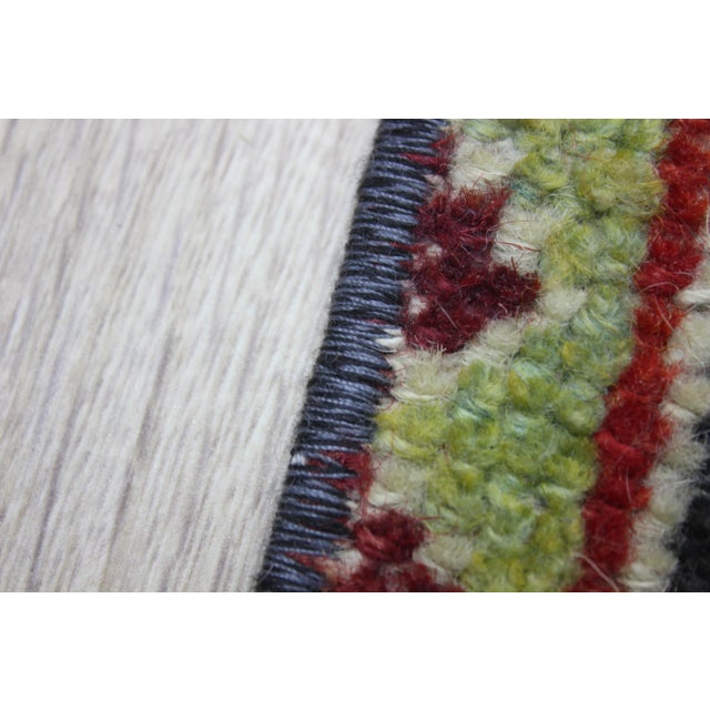 Red 1980s Turkish Red Medallion Doormat Rug For Sale - Image 8 of 11