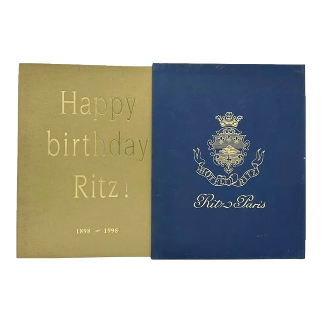 Happy Birthday Ritz 1898-1998 Ritz Paris Hotel Anniversary Book For Sale